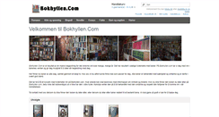 Desktop Screenshot of bokhyllen.com